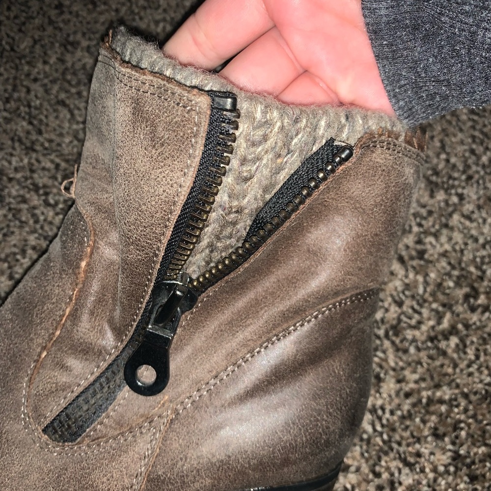 Warm Fall Brown Bootie - image 2